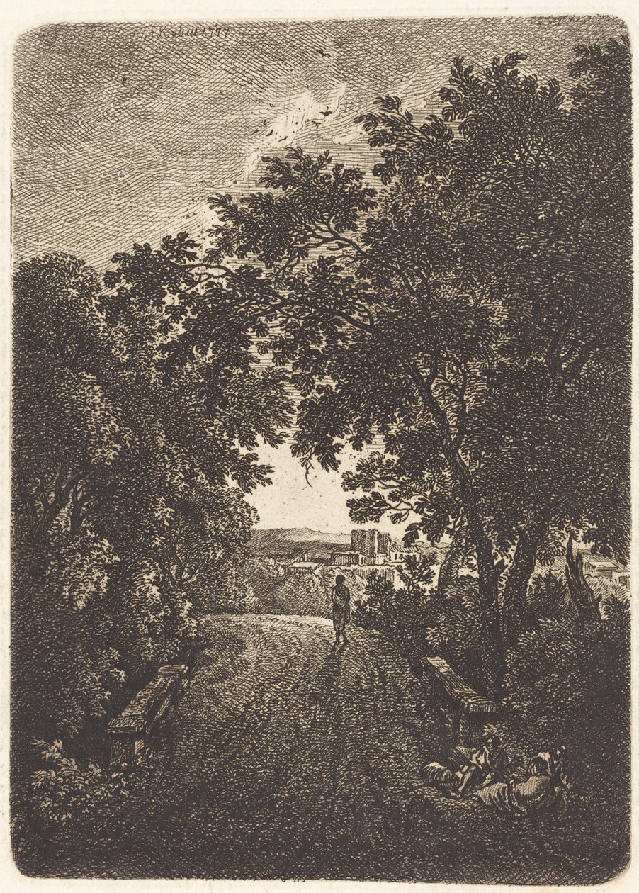Ein Abendspaziergang von Ferdinand Kobell
