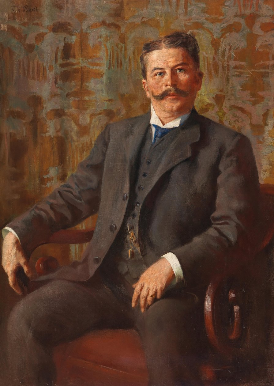 Selbstporträt von Ferdinand Max Bredt