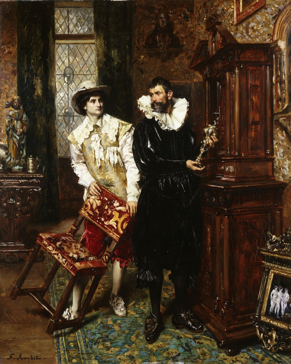 Die Kenner von Ferdinand Roybet