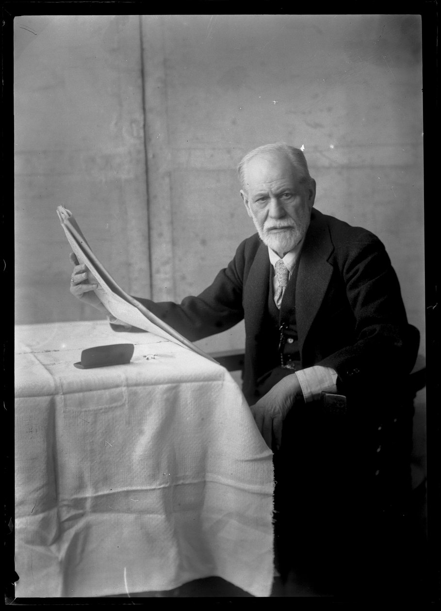 Bild von Sigmund Freud (1856-1939) von Ferdinand Schmutzer