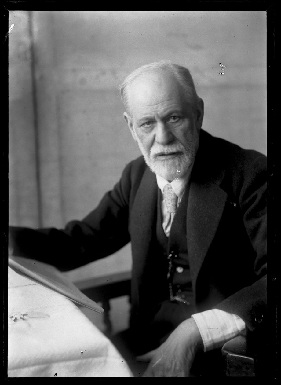 Bild von Sigmund Freud (1856-1939) von Ferdinand Schmutzer
