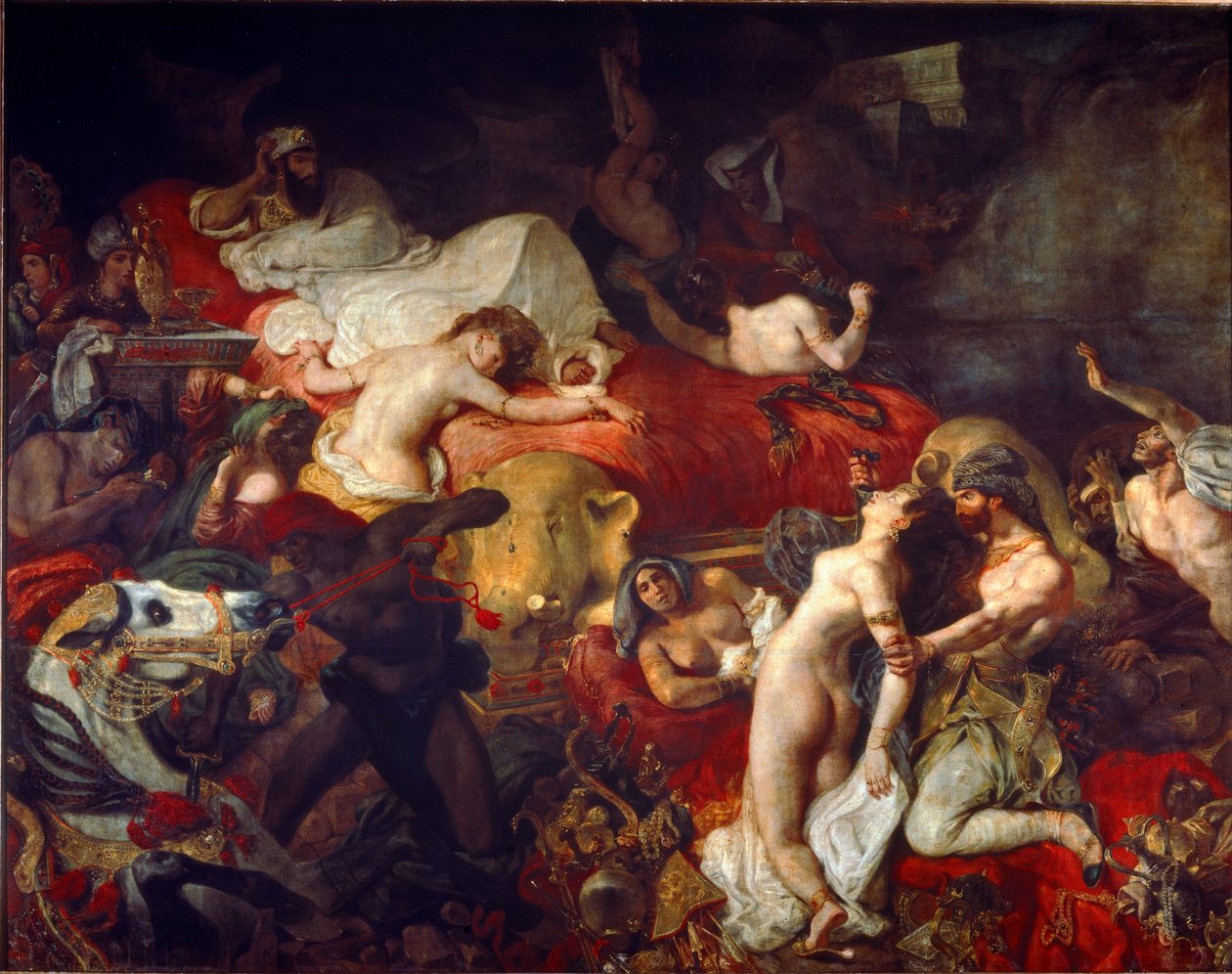 Der Tod des Sardanapalus von Ferdinand Victor Eugene Delacroix