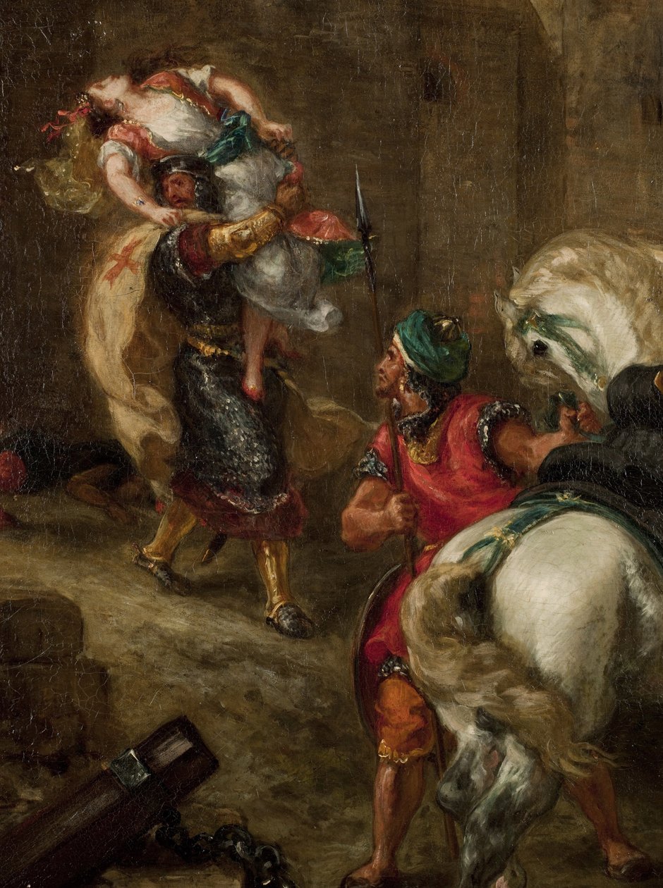 Die Entführung von Rebecca von Ferdinand Victor Eugene Delacroix