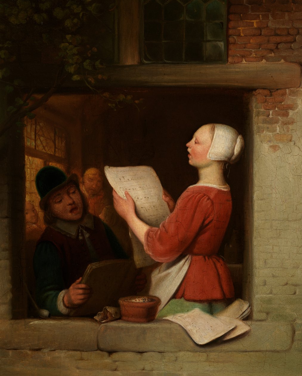 Die Sänger von Ferdinand de Braekeleer
