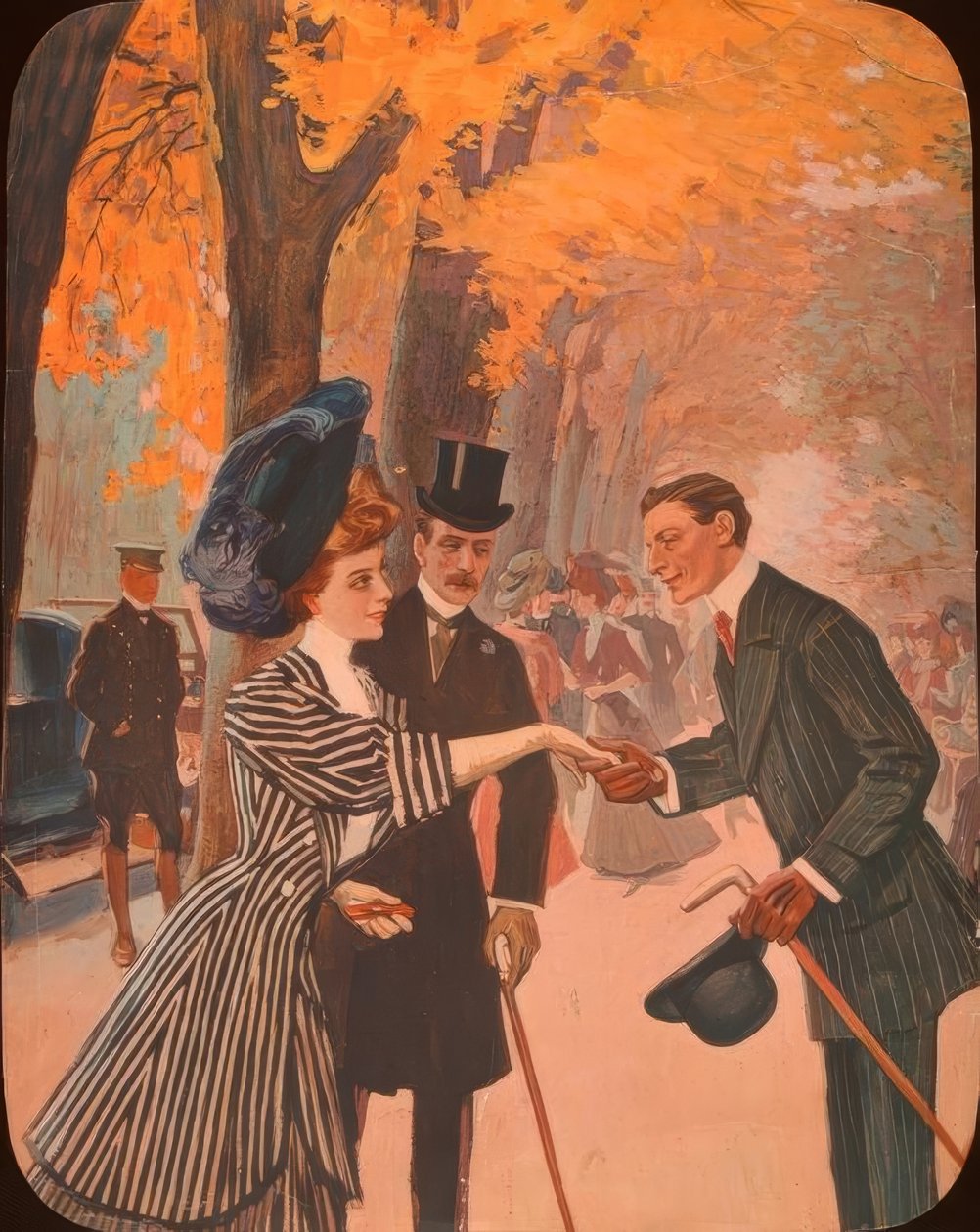 Die Begrüßung von Ferdinand von Reznicek