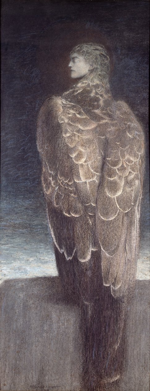 Schlafende Medusa, 1896 von Fernand Khnopff