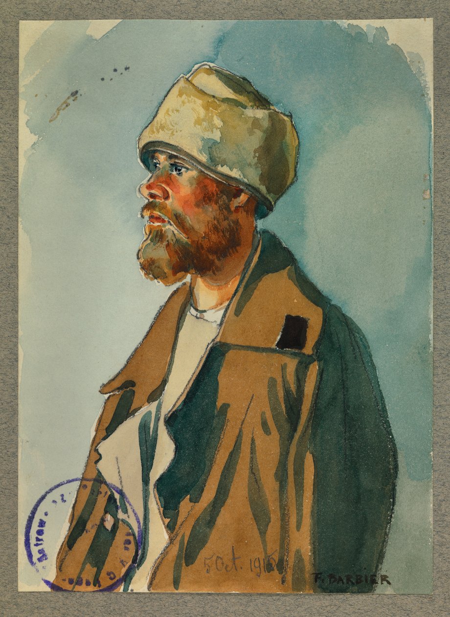 Russischer Gefangener, Gustrow von Fernand Barbier