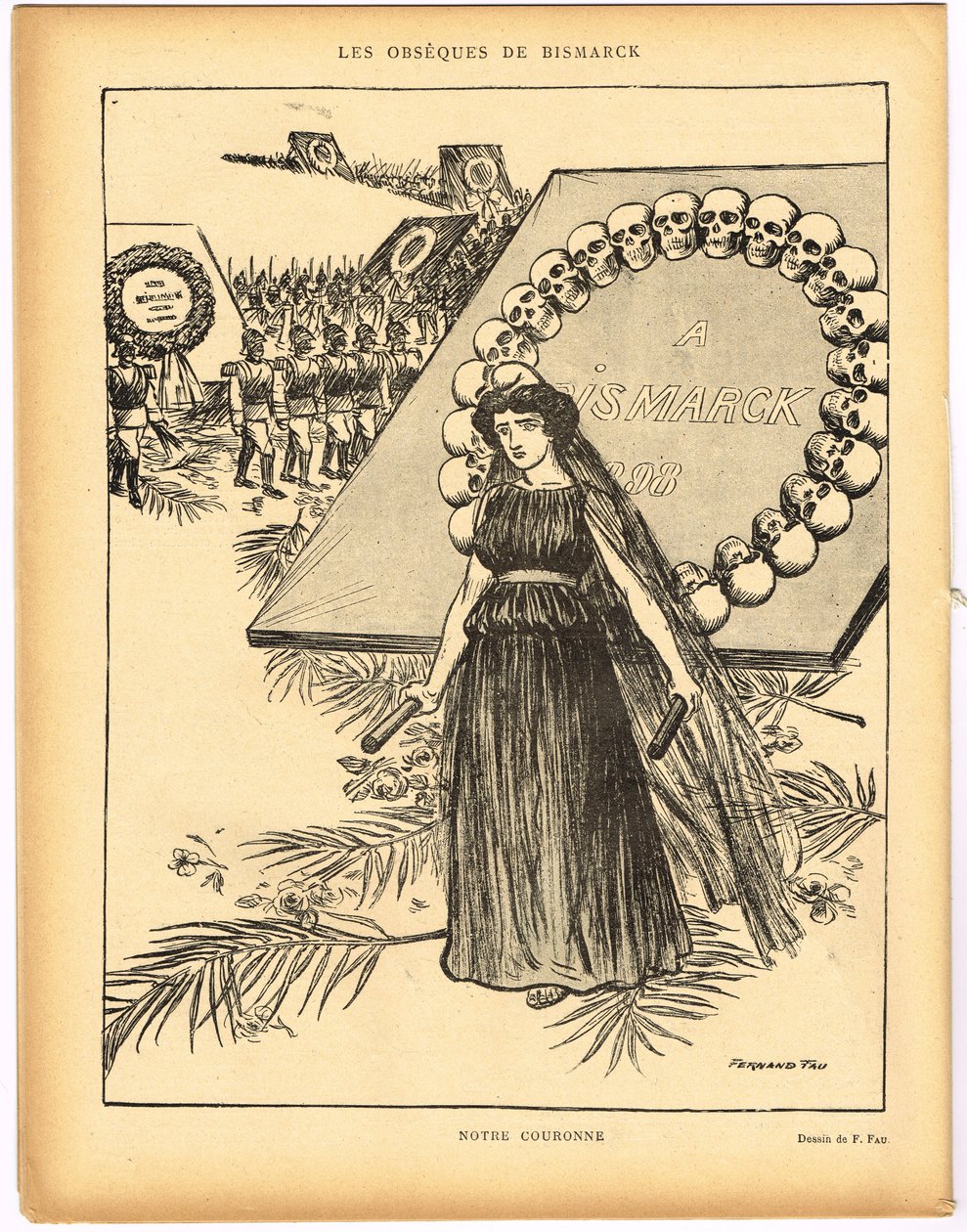 Le Lire, Satirique en N & B von Fernand Fau