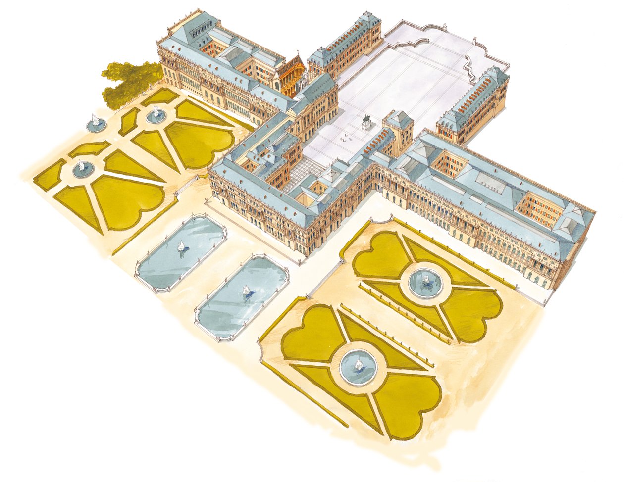 Schloss Versailles, Frankreich von Fernando Aznar Cenamor