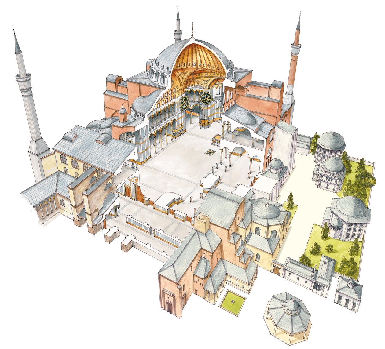 Hagia Sophia. Istanbul, Türkei von Fernando Aznar Cenamor