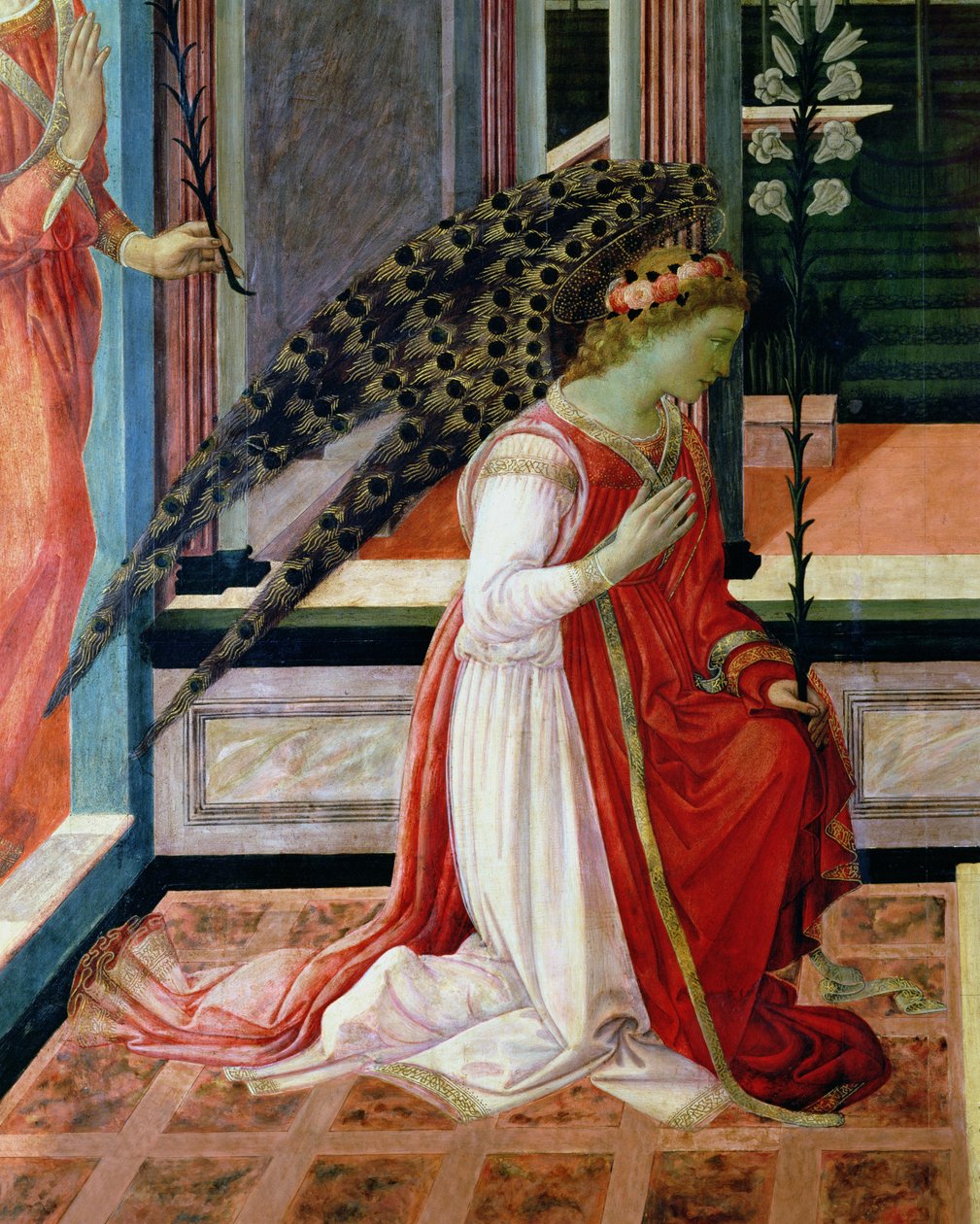 Verkündigung (Detail) von Filippino Lippi