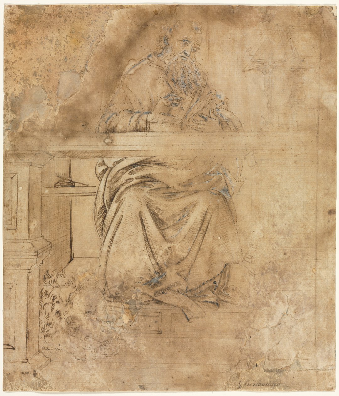 Der heilige Hieronymus in seinem Studierzimmer von Filippino Lippi