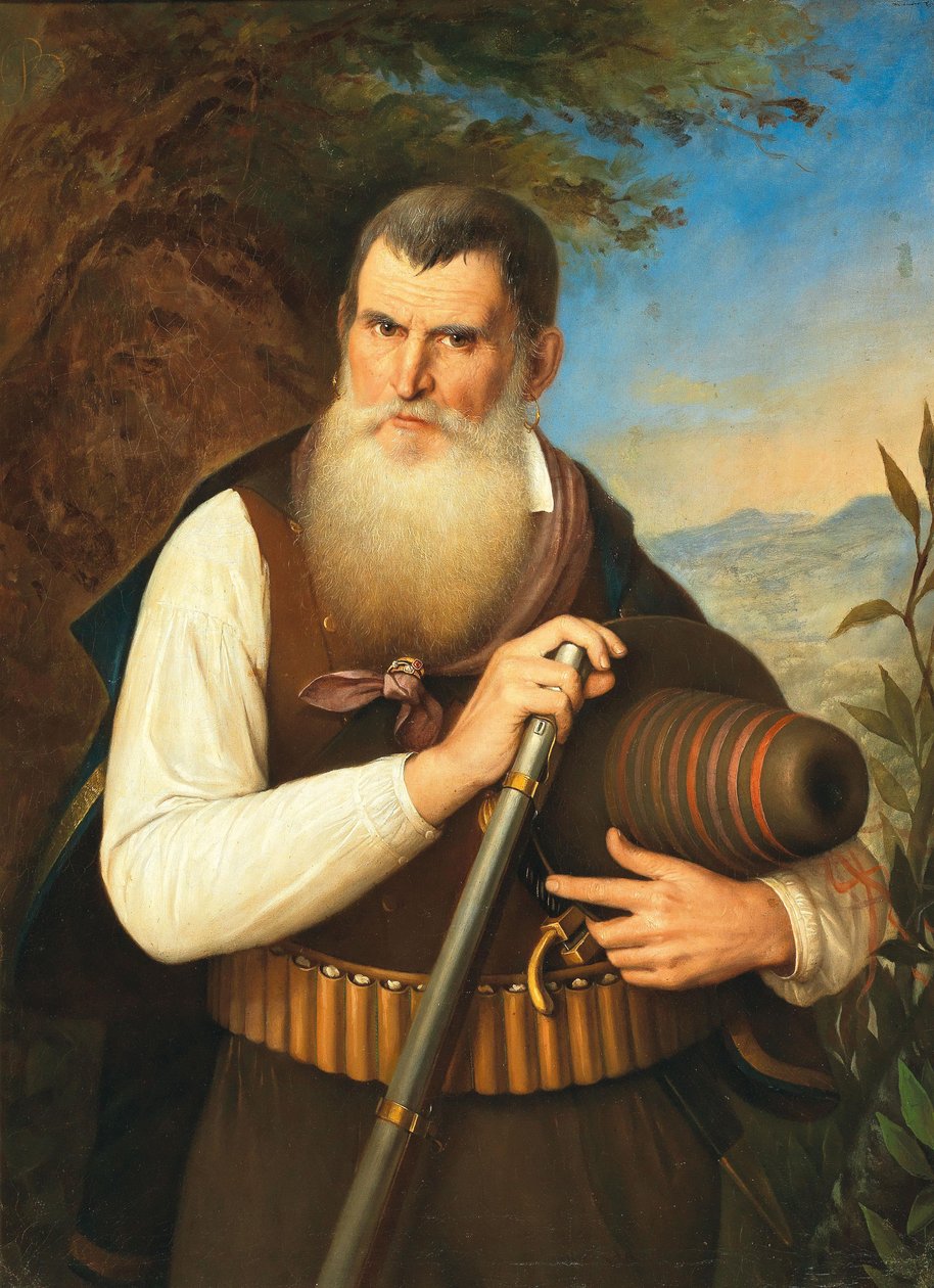 Porträt von Antonio Gasbarrone 1793-1880 von Filippo Balbi