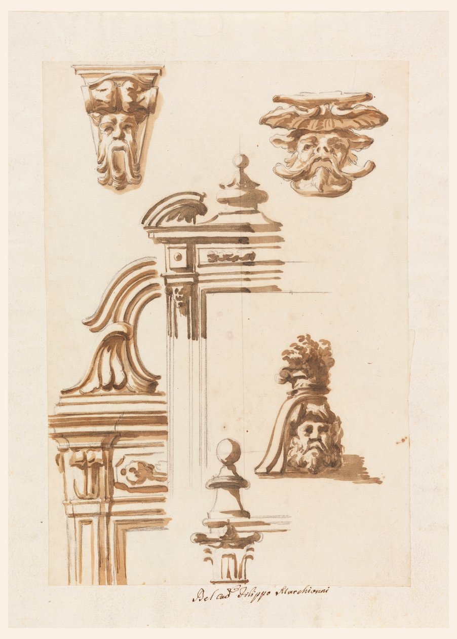 Architekturstudien von Filippo Marchionni