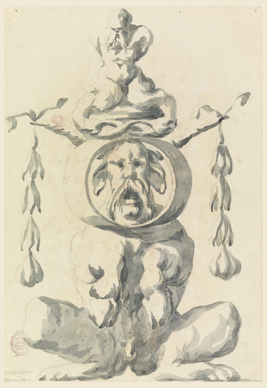 Groteske Figur von Filippo Marchionni