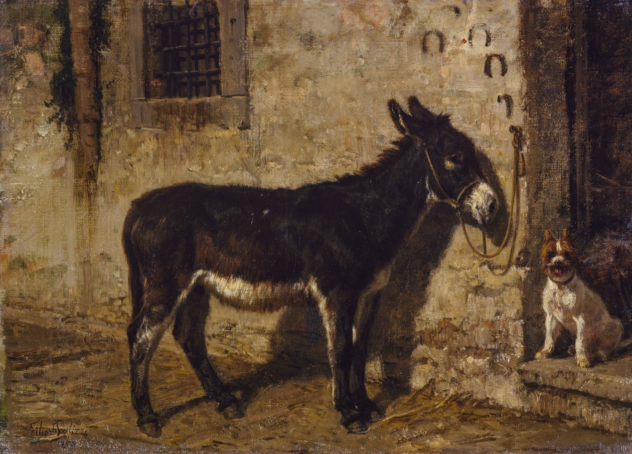 Vor der Haustür von Filippo Palizzi