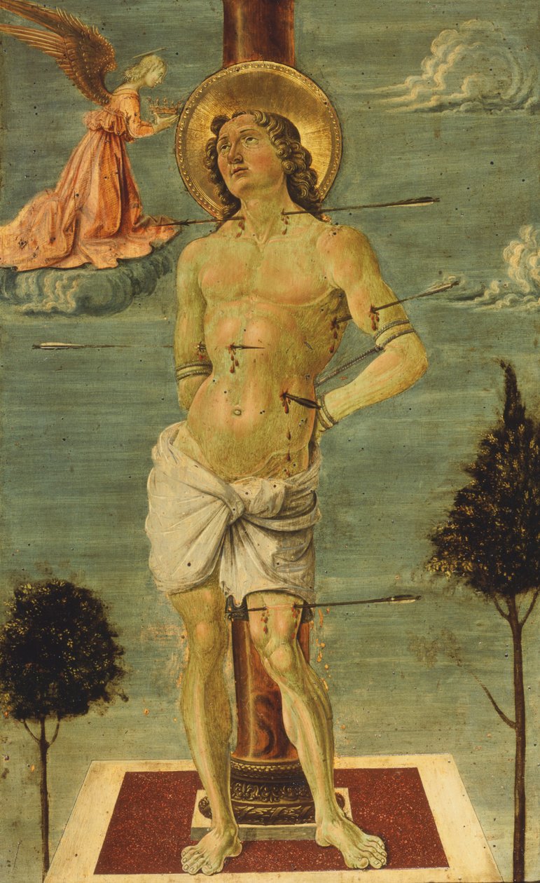 Heiliger Sebastian von Fiorenzo di Lorenzo