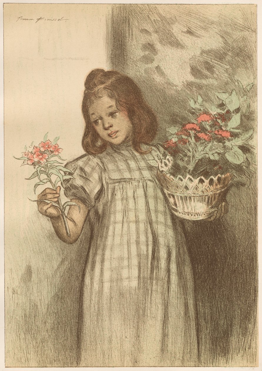 Bouquetiere, veröffentlicht 1899 von Firmin Bouisset