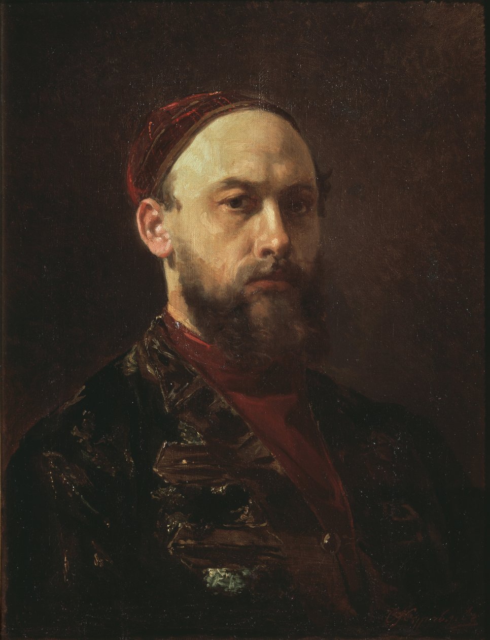 Selbstporträt von Firs Sergeevich Zhuravlev
