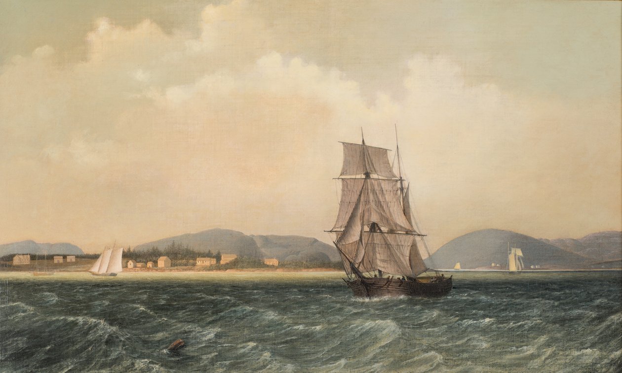 Vor Mt. Desert Island, Maine, 1850 von Fitz Henry Lane