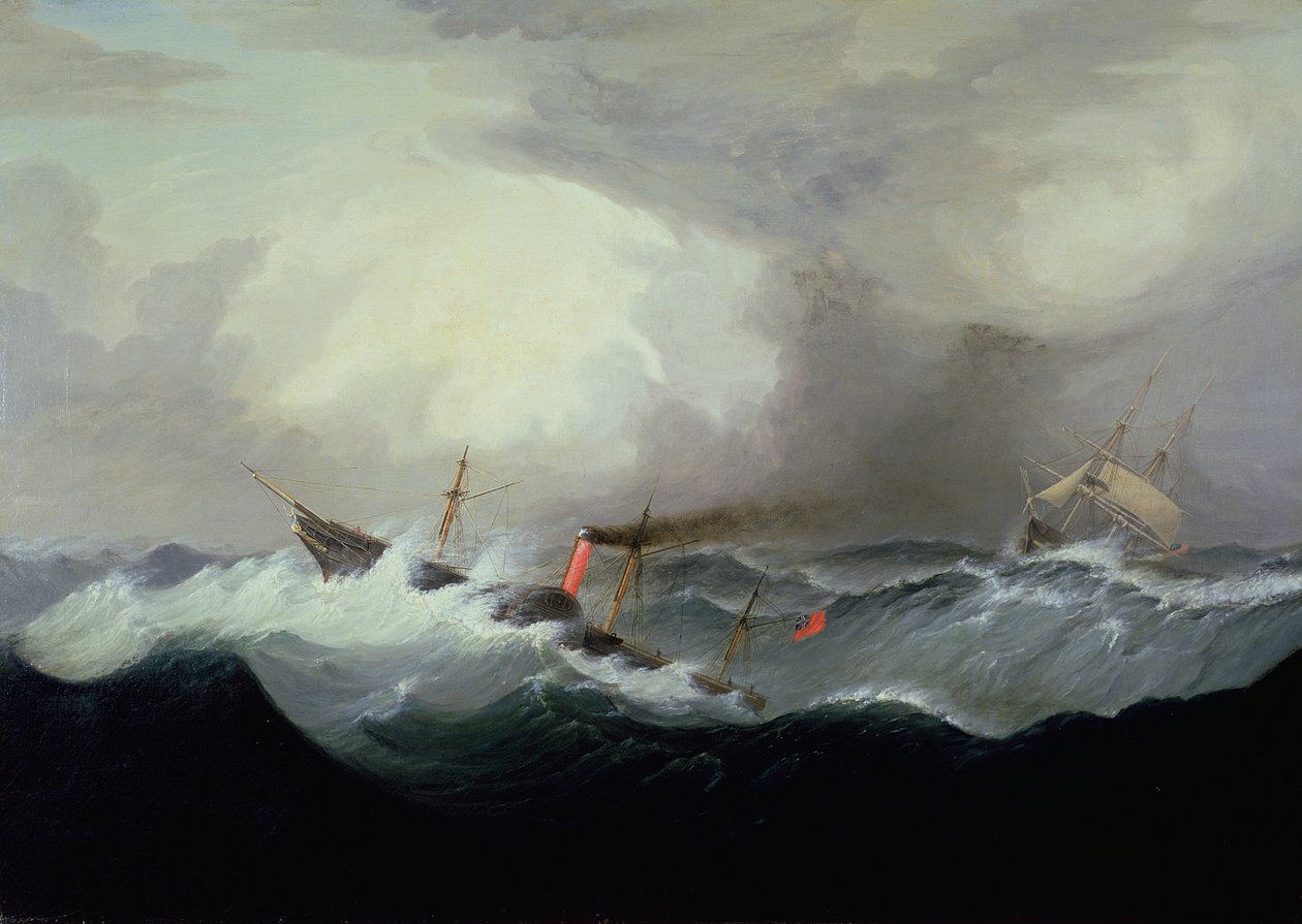 S.S Britannia von Fitz Henry Lane