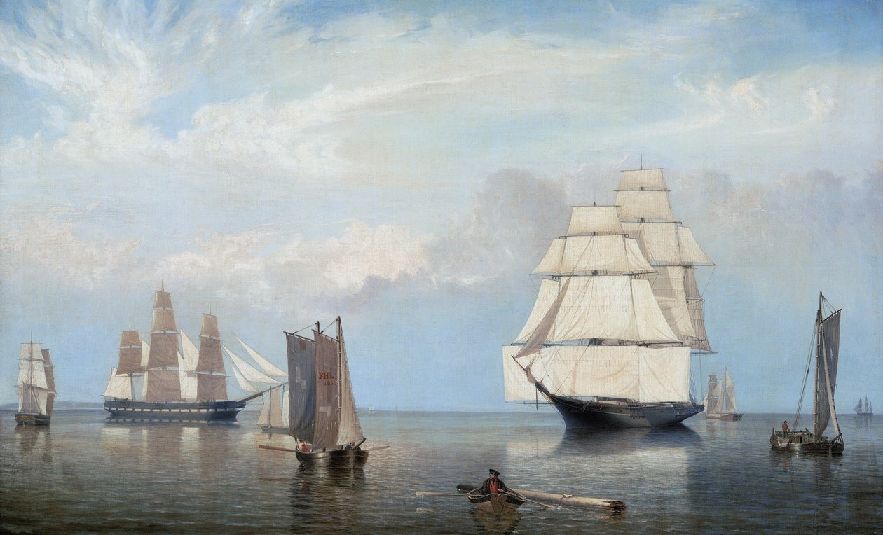 Salem Hafen von Fitz Henry Lane