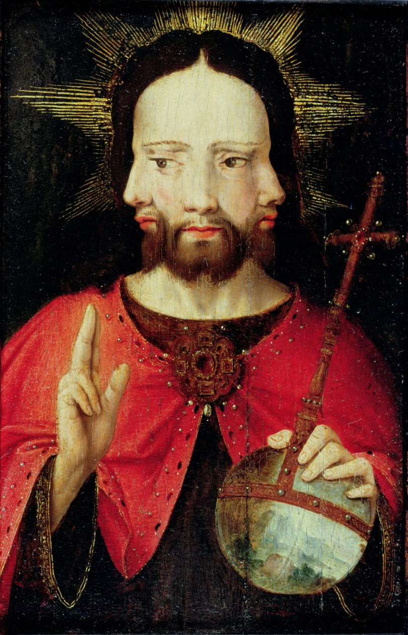 Trinitarischer Christus, ca. 1500 von Flemish School
