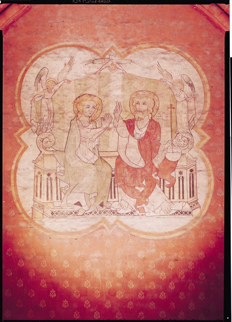 Segnung der Jungfrau (Fresko) von Flemish School