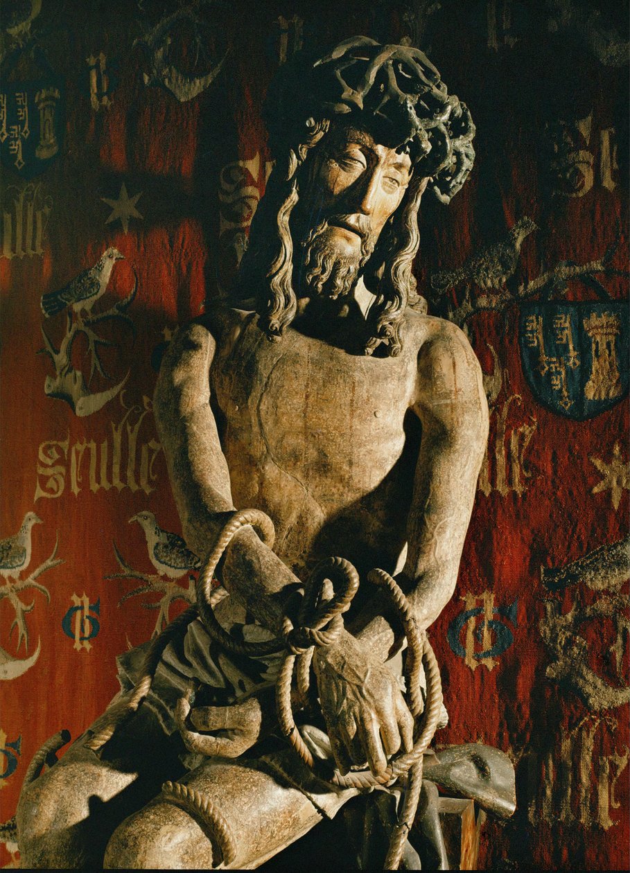 Christus mit gefesselten Händen Statue von Flemish School