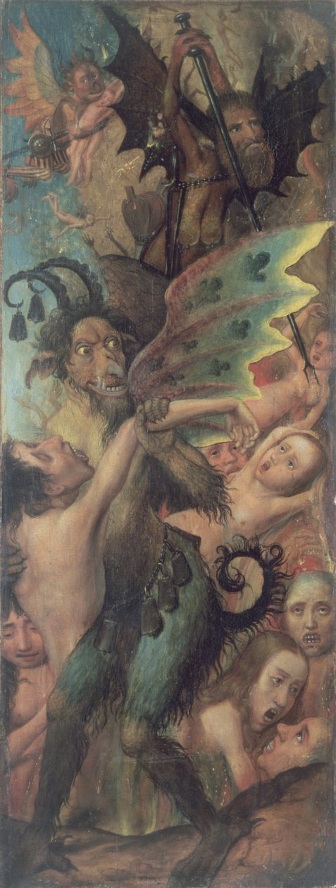 Einblick in die Hölle von Flemish School