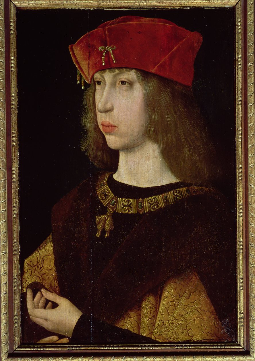 Porträt von Philipp dem Schönen (1478-1506) von Flemish School