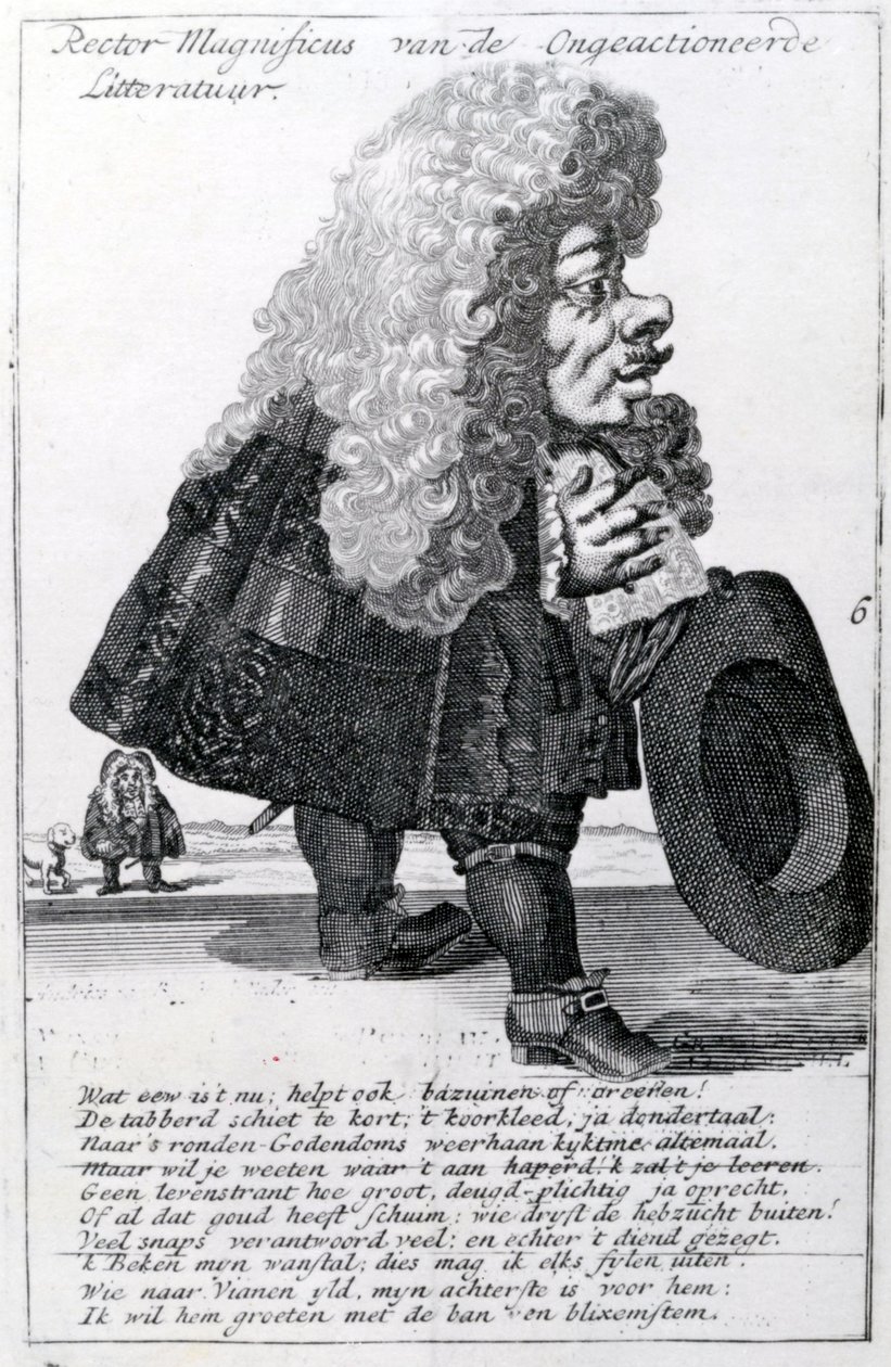 Rektor Magnificus, 1668 von Flemish School