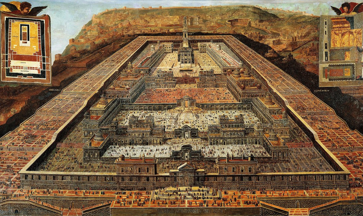 Der Tempel Salomons von Flemish School