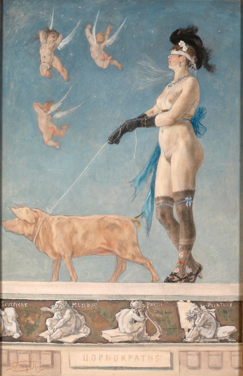 Pornokratès von Félicien Rops