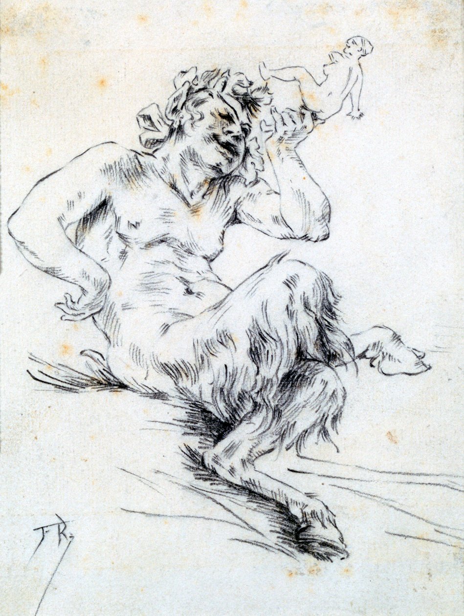 Fauna, ca. 1850-1898 von Félicien Rops
