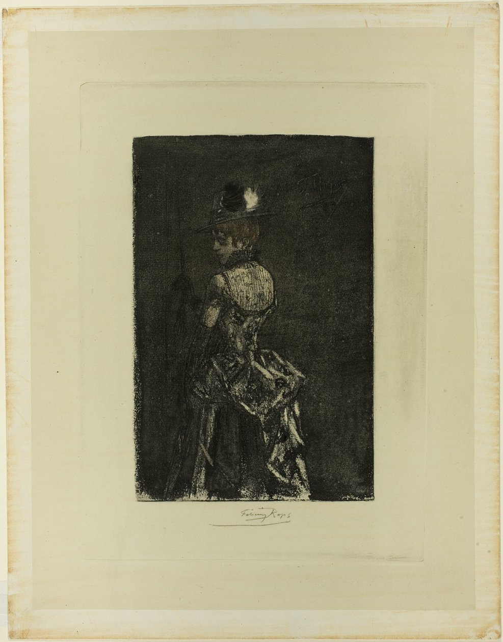Erster Schritt von Félicien Rops