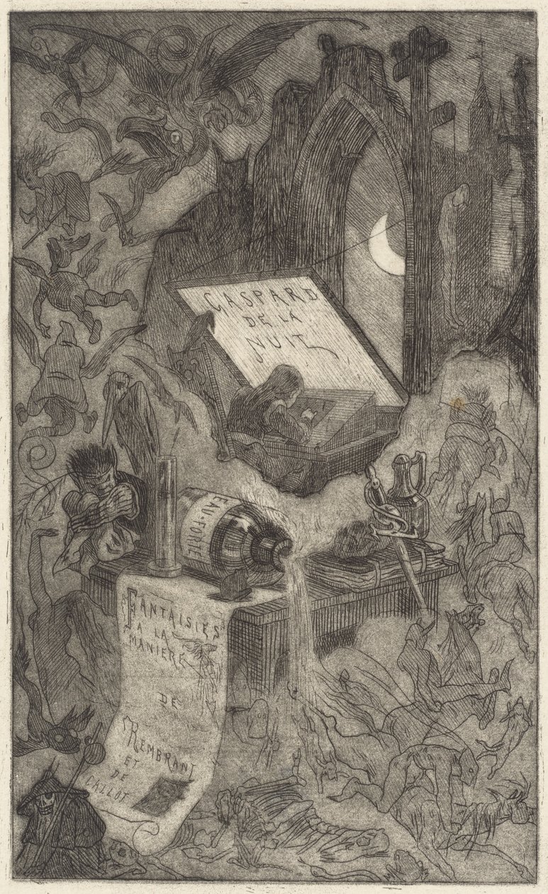 Gaspard in der Nacht von Félicien Rops