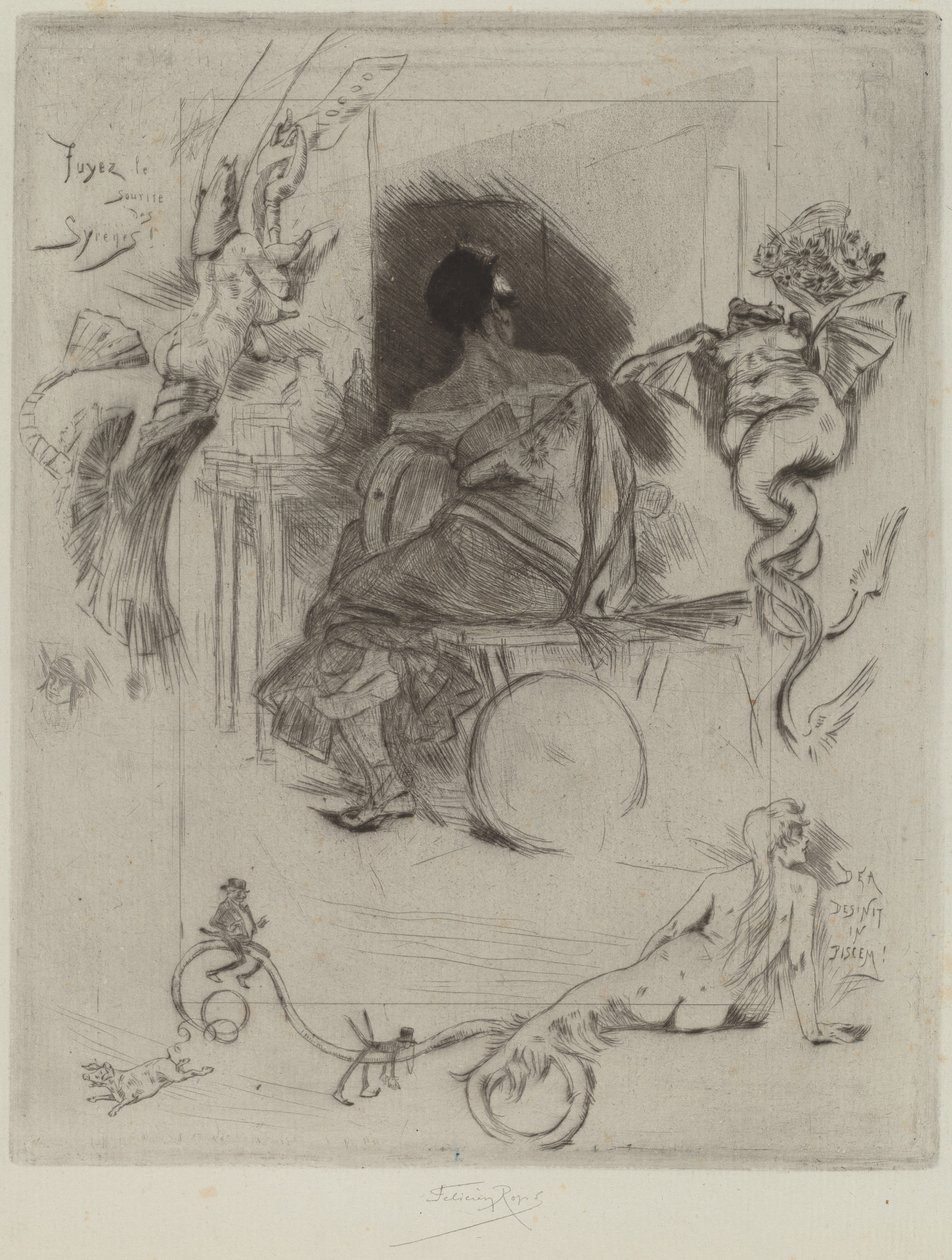 Die letzte Maja, 1880 von Félicien Rops