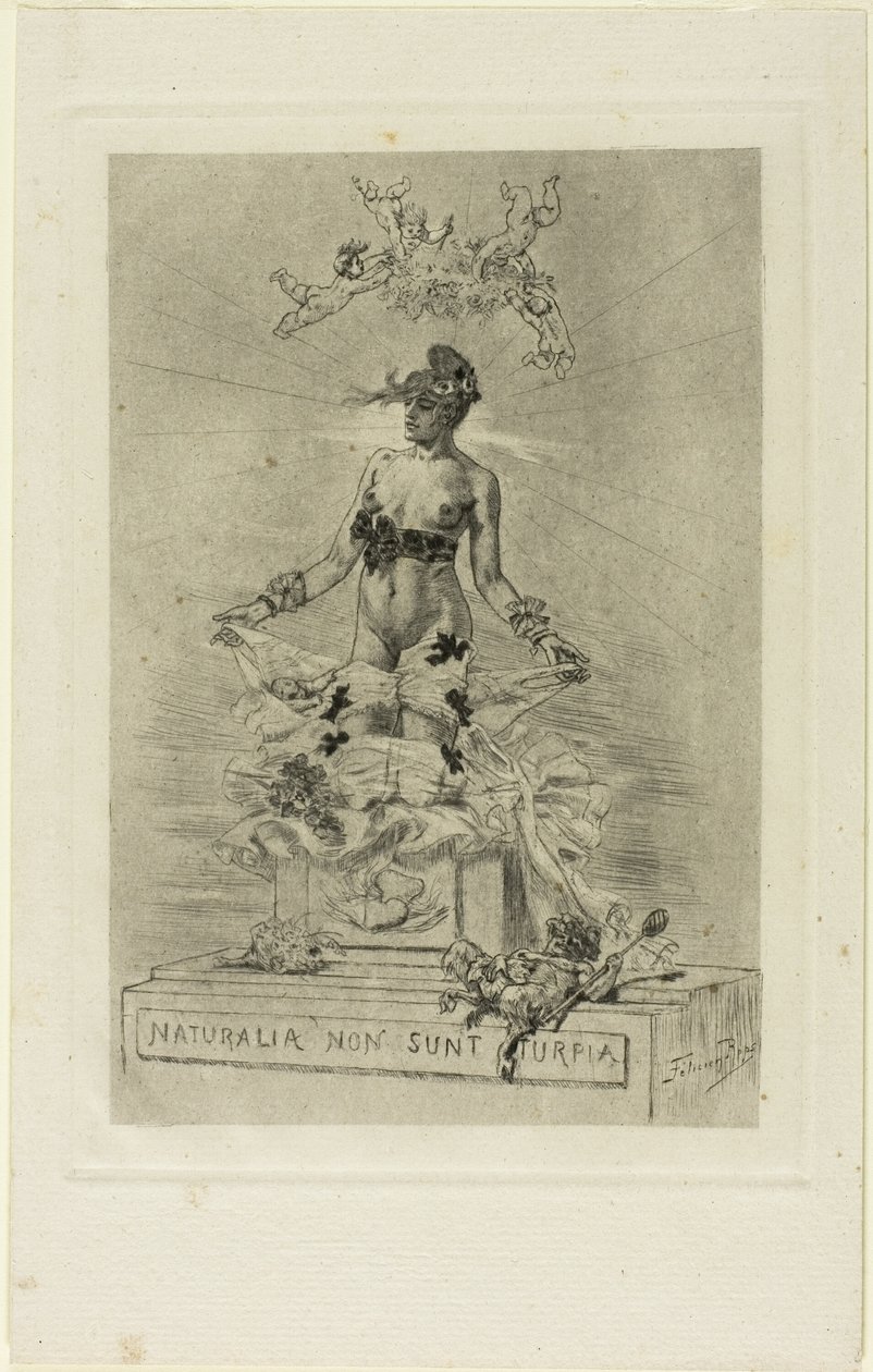 Opfergabe von Félicien Rops