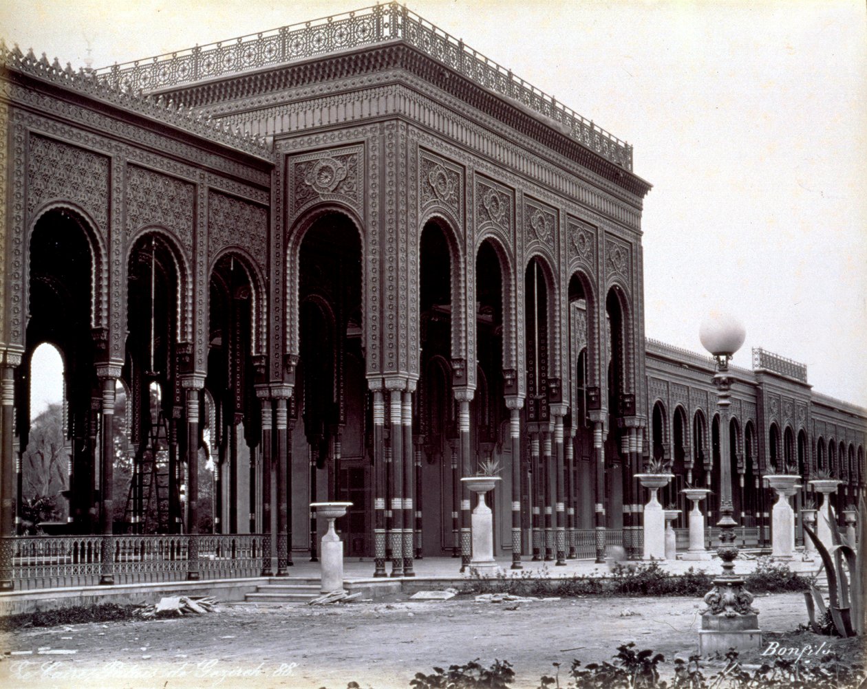 Gazirah-Palast in Kairo von Félix Bonfils