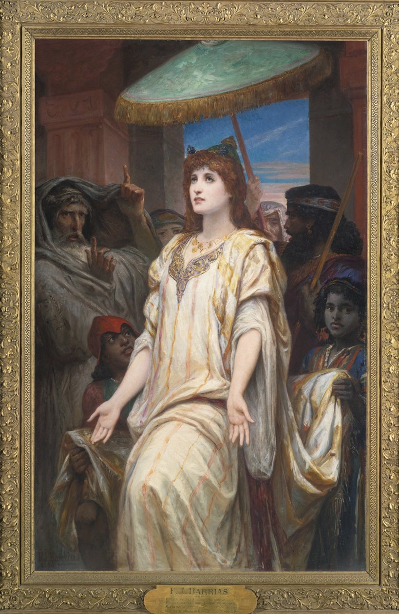 Esther vor Ahasverus, 1894 von Félix Joseph Barrias