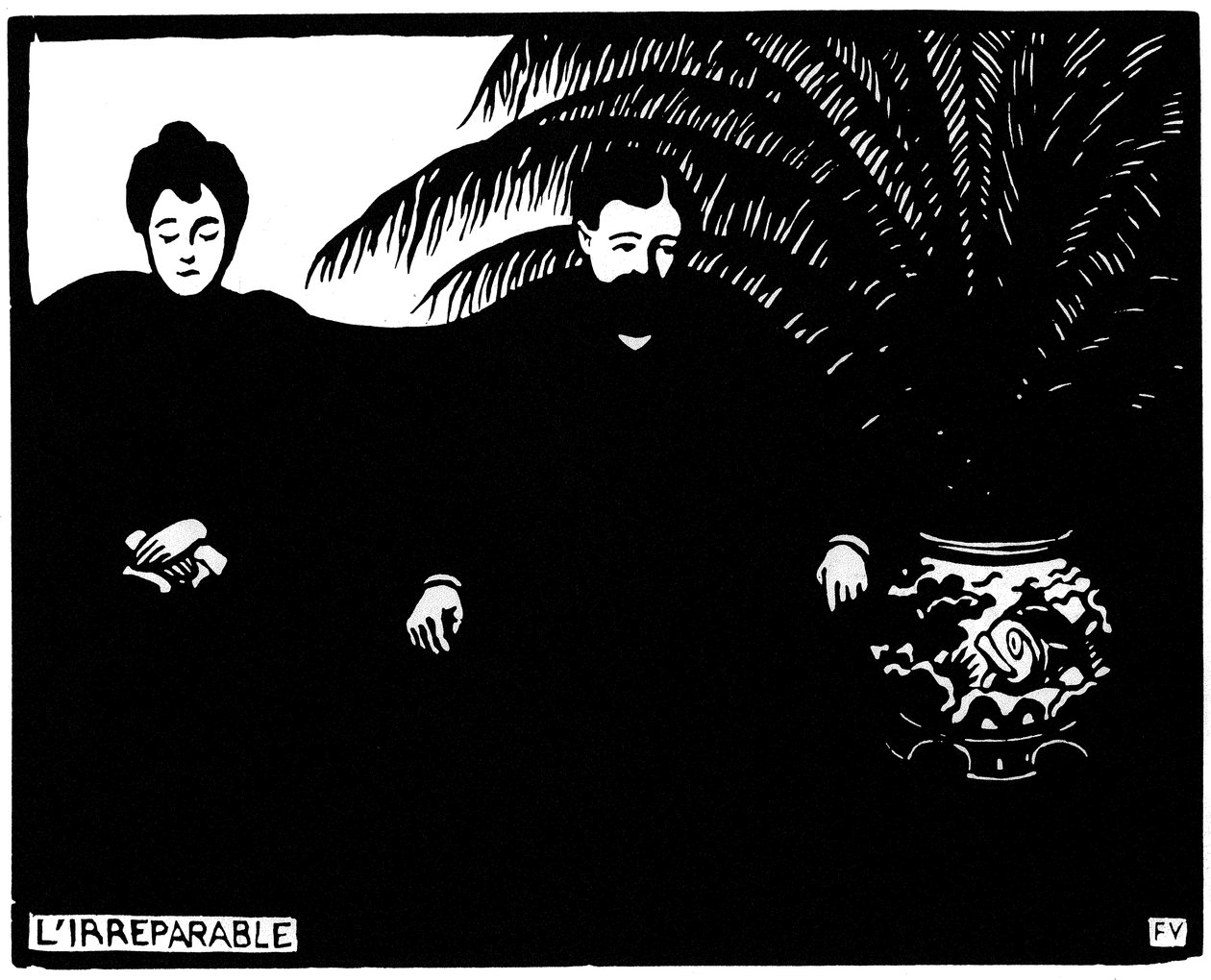 Die irreparable Intimität X von Félix Valloton