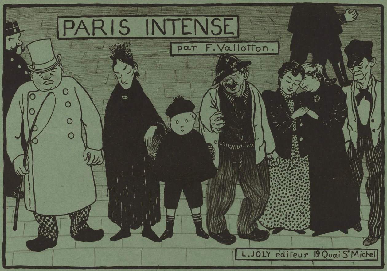 Albumcover für "Paris Intense" von Félix Vallotton