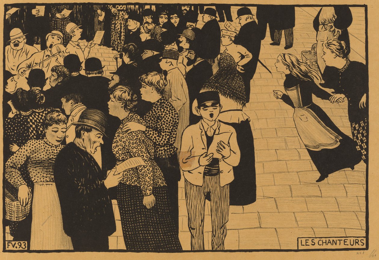 Die Sänger von Félix Vallotton