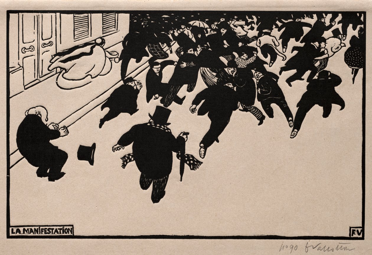 Der Protest von Félix Vallotton