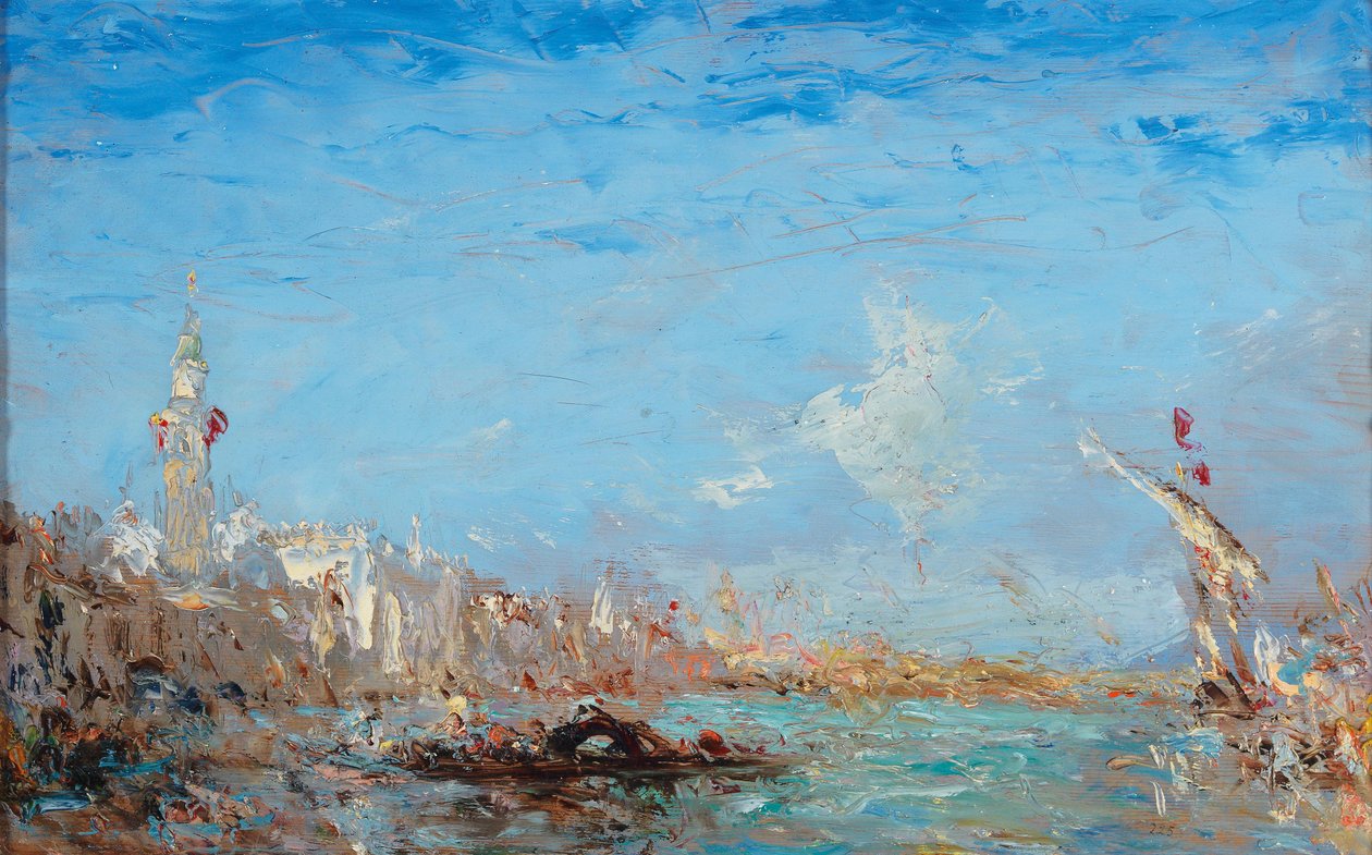 Canal Grande in Venedig von Félix Ziem