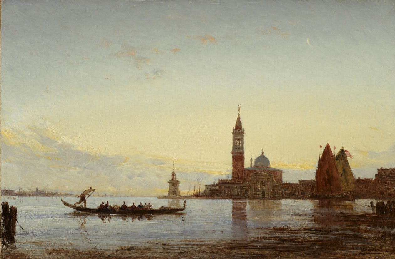 Der Große Kanal, Venedig von Félix Ziem