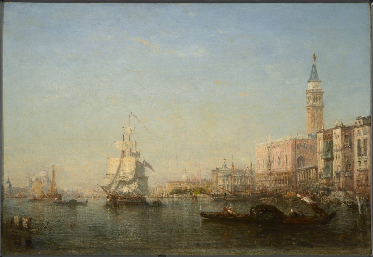 Der Große Kanal, Venedig von Félix Ziem