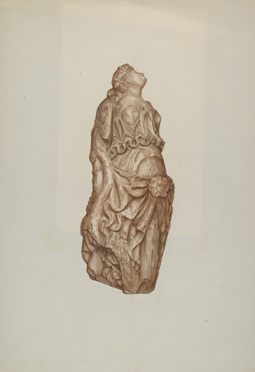Galionsfigur von Flora Merchant