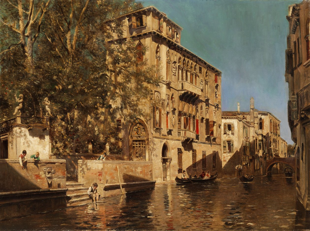 Palast in Venedig von Follower of Martin Rico